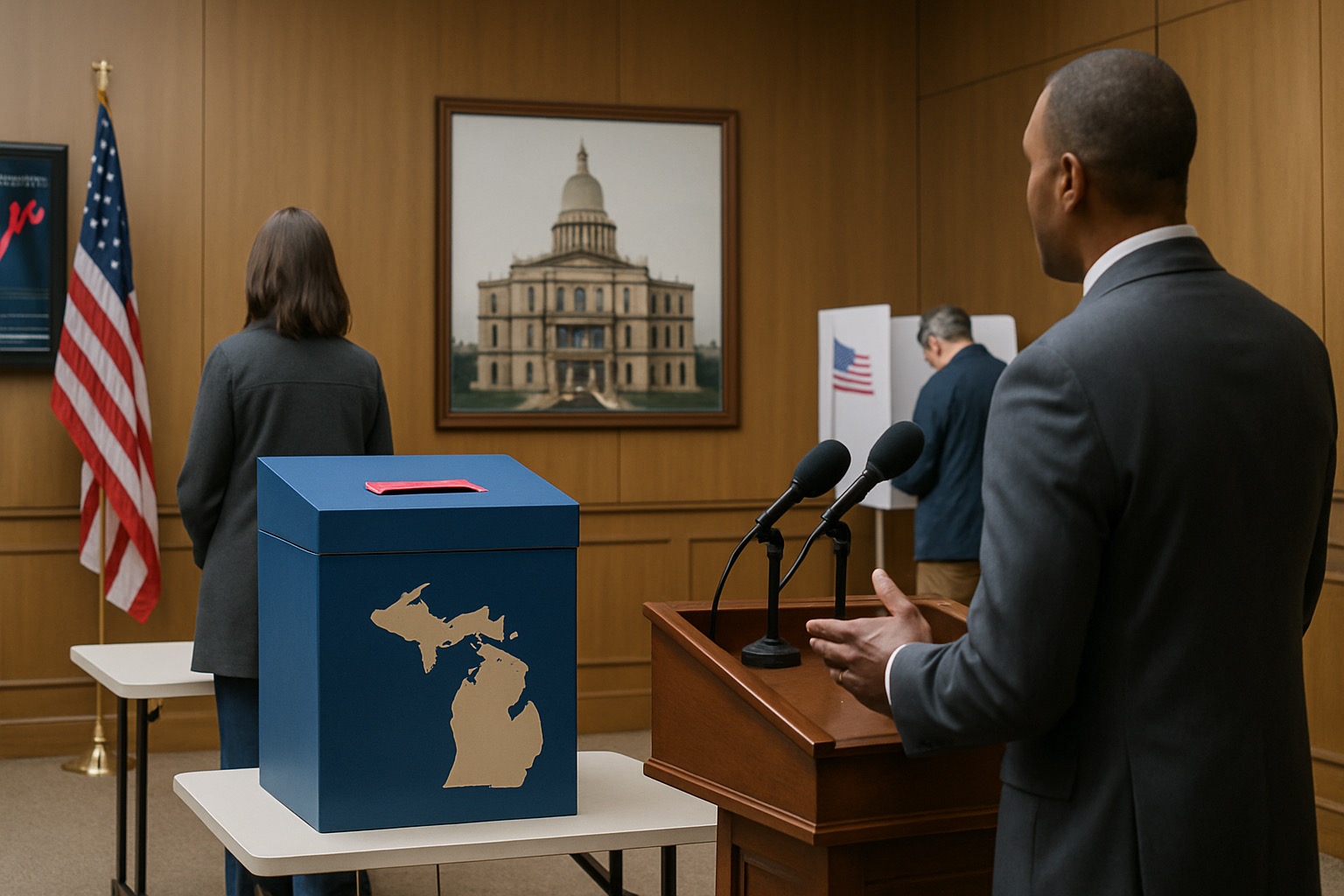 Senate Control Ticks to 55 Cents — Michigan's Tuesday Primary Is the Repricing Trigger